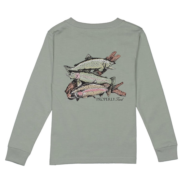 Trout Trio LS- Chrome Grey