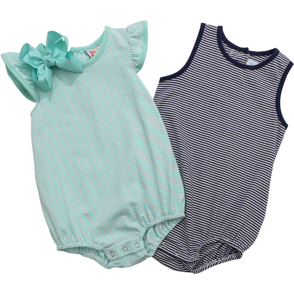Avery Bubble- Navy Stripe