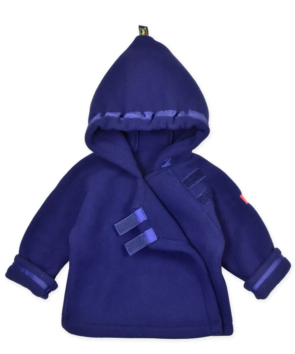 Fleece Jacket Wrap Close- Navy