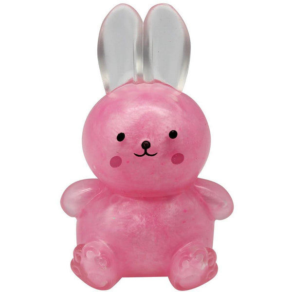 Pink Glitter Bunny Squeeze Toy