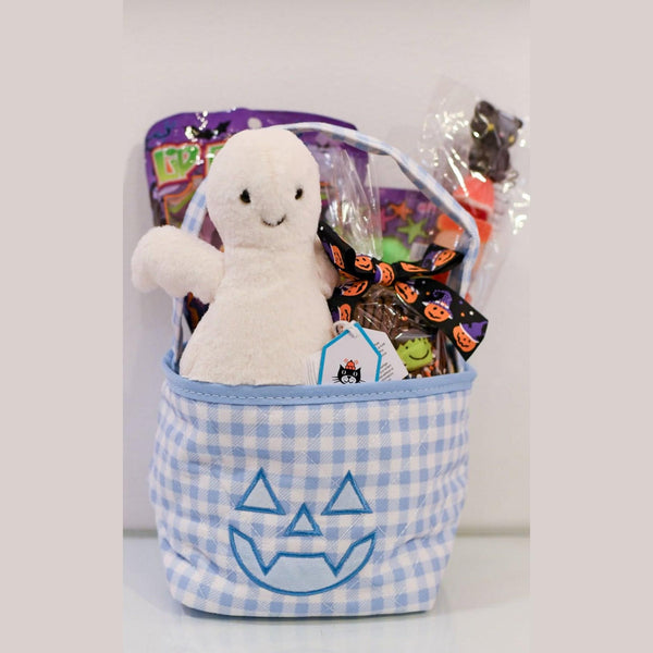 Blue Petite Pumpkin Tote