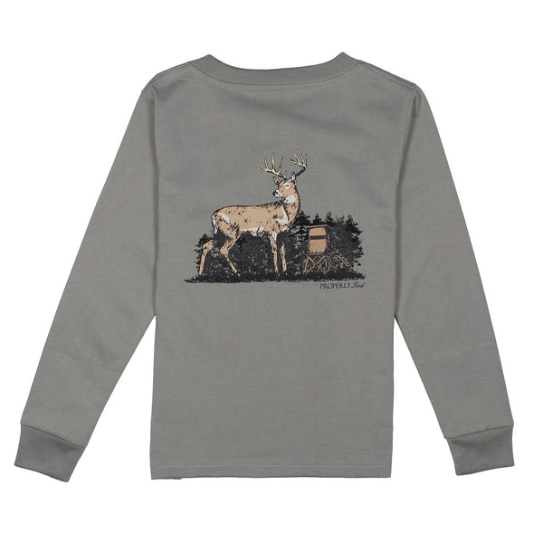 Deer Season LS- Battleship Grey