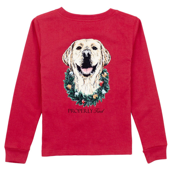 Deck The Paws LS- Cabernet
