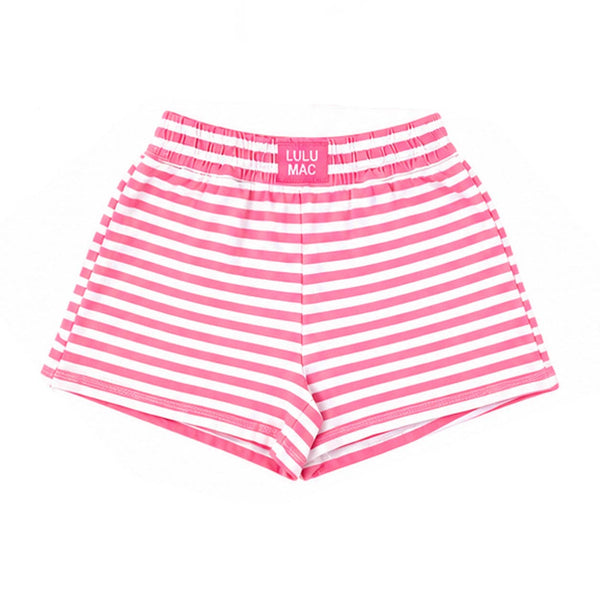 Neon Pink Stripe Short