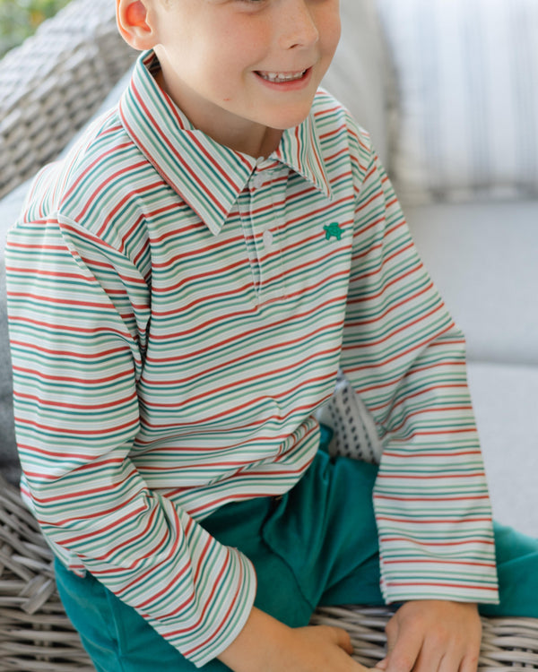 Performance Harry L/S Polo- Holly