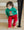 Crew Neck Sweater- Christmas Lab/Kelly