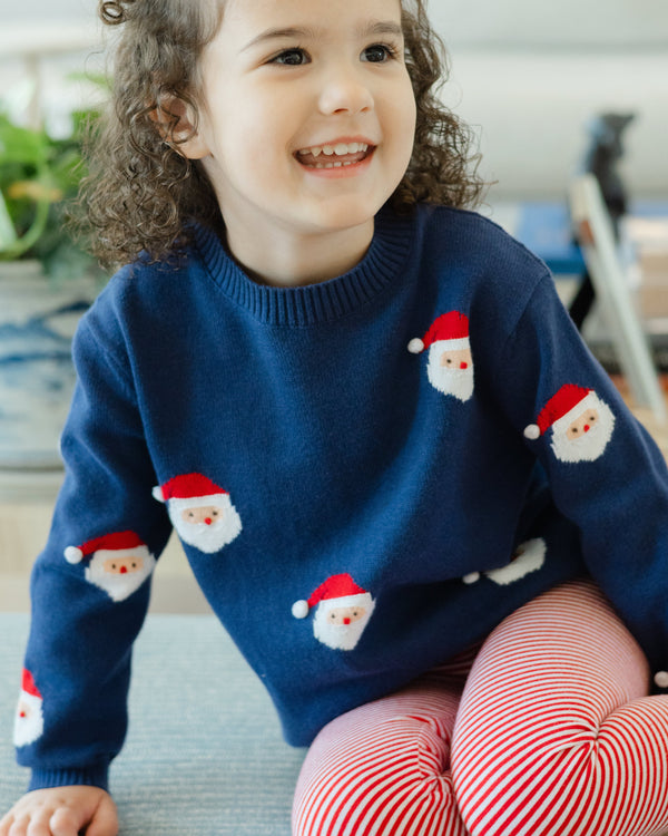 Crew Neck Sweater- Santa