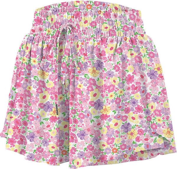 Fall Flowers Butterfly Short