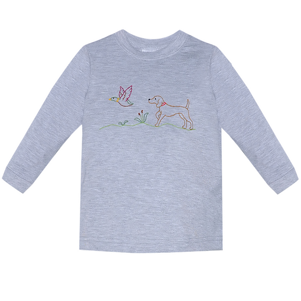 Houston Shirt- Dog Chasing Mallard Duck