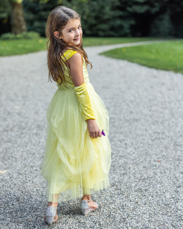 Velvety Soft Princess Dress- Yellow Princess