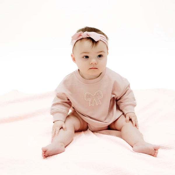 Bows & Ballet Puffy Oversized Sweatshirt- Pink