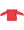 French Terry Ruffle Megaphone Sweatshirt- Red
