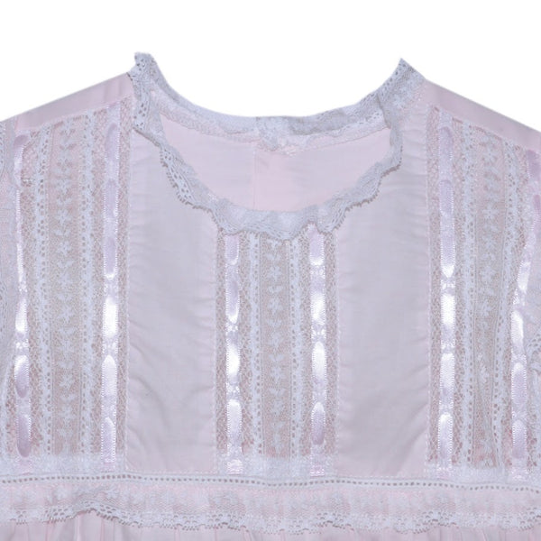 Macy Dress W/ Sash- Pink