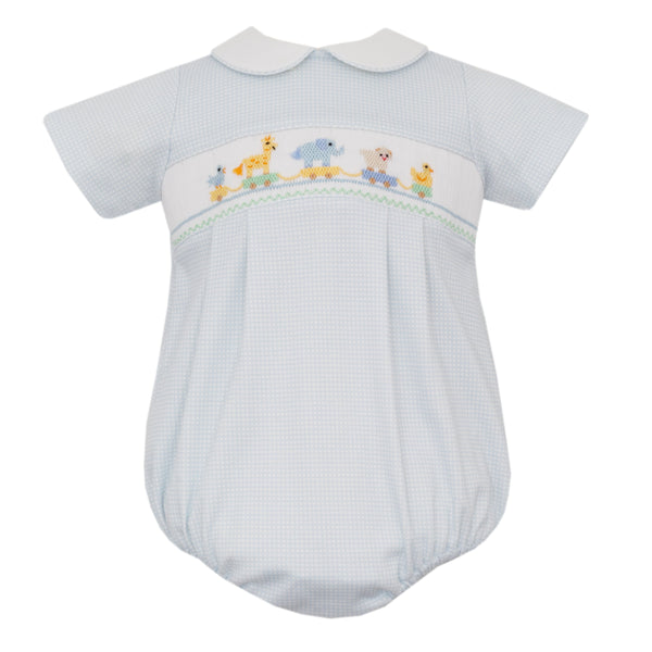 Toy Parade Knit  Bubble- Lt. Blue Gingham