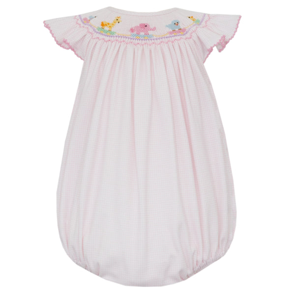 Toy Parade Knit Bishop Bubble- Pink Gingham