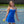 Athletic Dress- Royal/White