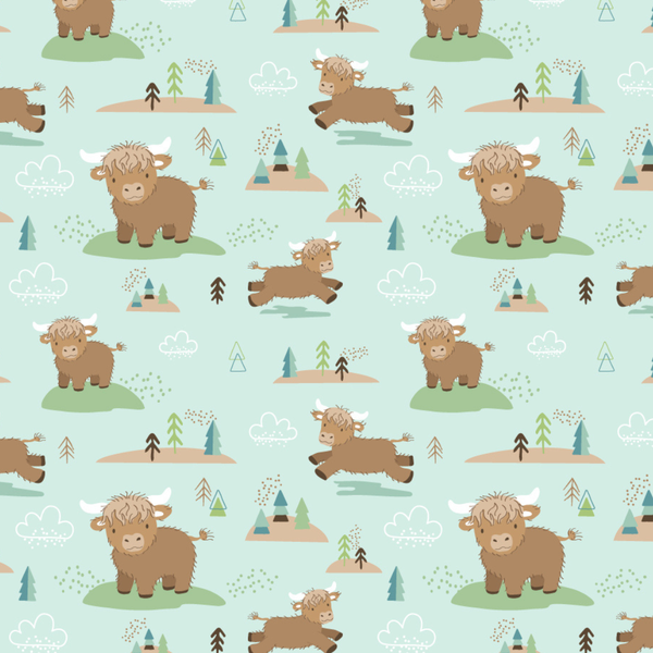Hetty Highland Cow Crinkle Teether