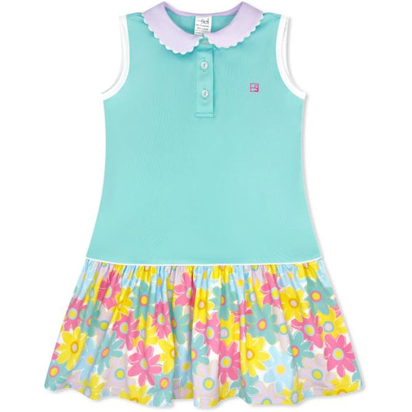 Darla Dropwaist- Totally Turquoise, Bloomtastic