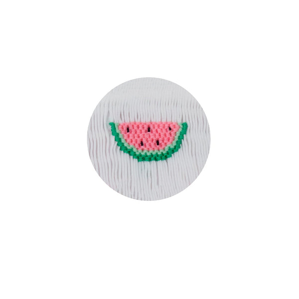 Watermelons Knit Strap Sundress- Pink Check
