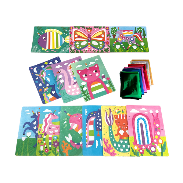 Foil-tastic Foil Art & Coloring Set- Whimsical World