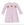 Turkey Knit LS Dress- Pink Stripe