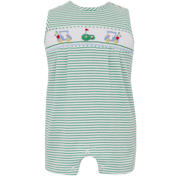 Golf Knit Jon Jon- Green Stripe