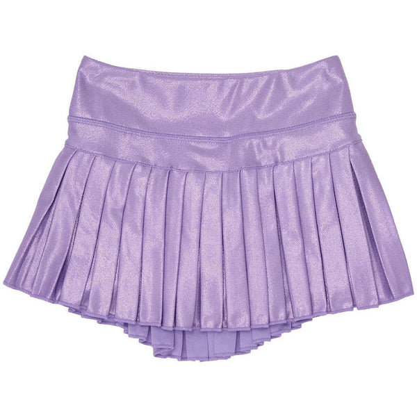 Mini Pleated Skort- Lavender Shimmer