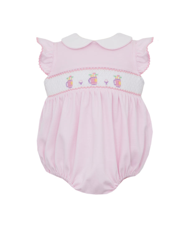 Golf Knit Ruffle Bubble- Pink