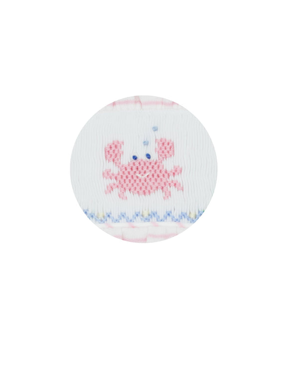 Crabs Strap Knit Sundress- Pink Stripe
