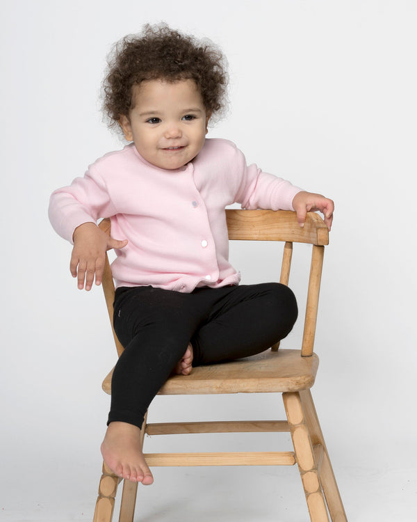 Cotton Cashmere Cardigan- Pink