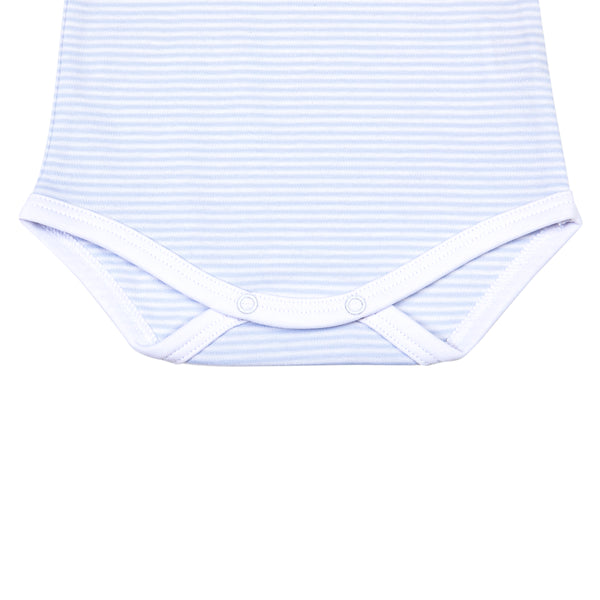 Mini Stripes Bodysuit - Blue
