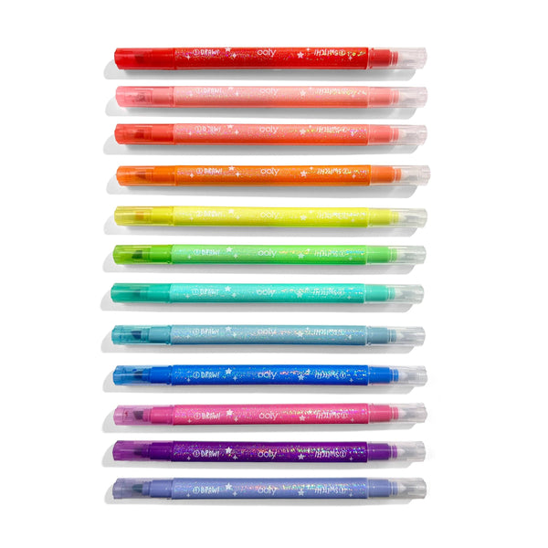 Switch-eroo! Sparkle Color Changing Markers- Set of 12