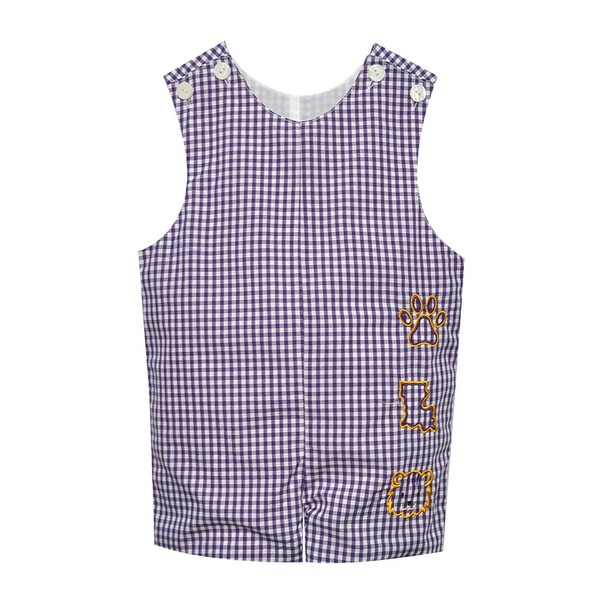 Tiger Purple/Gold 3 Logo Shortall