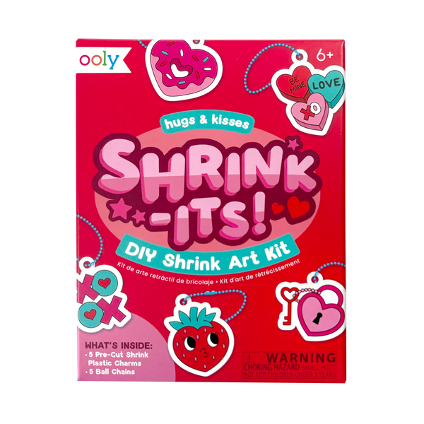 Mini Shrink-Its!: D.I.Y. Shrink Art Kit- Hugs & Kisses
