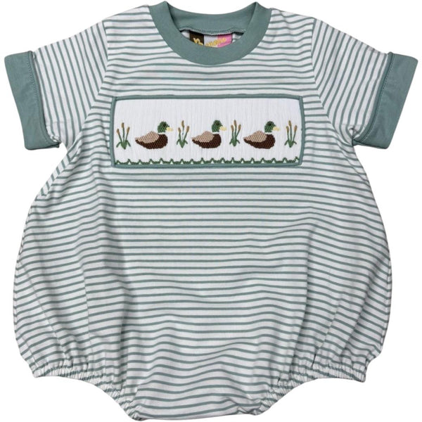 Mallard Duck Smocked Bubble