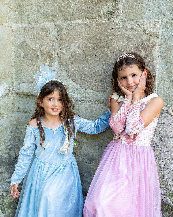 Velvety Soft Princess Dress- Sisters Forever