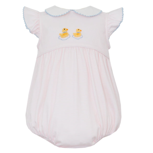 Duckling Knit Bubble- Pink Stripe