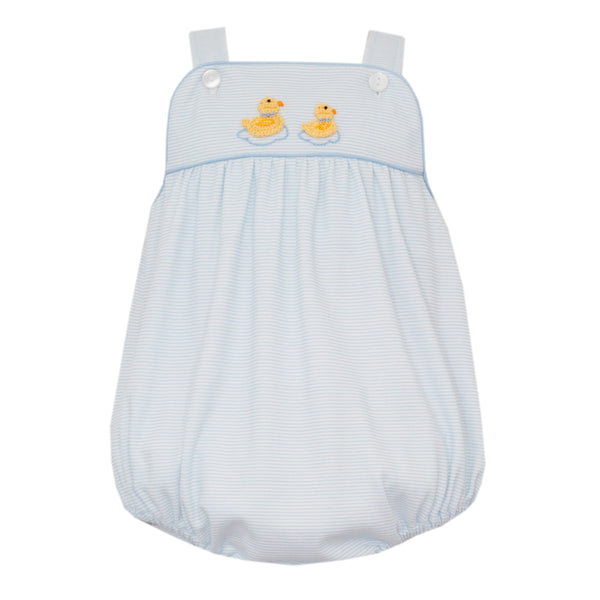Duckling Knit Strap Bubble- Lt. Blue Stripe