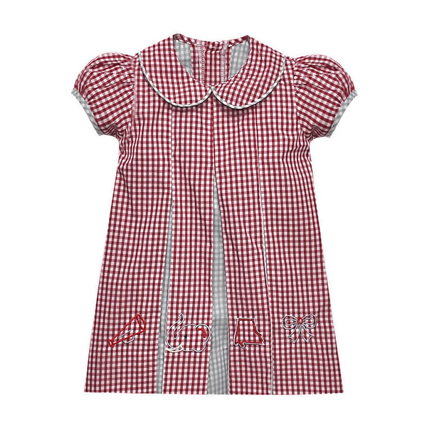 Elephant Crimson/Gray 4 Logo Dress