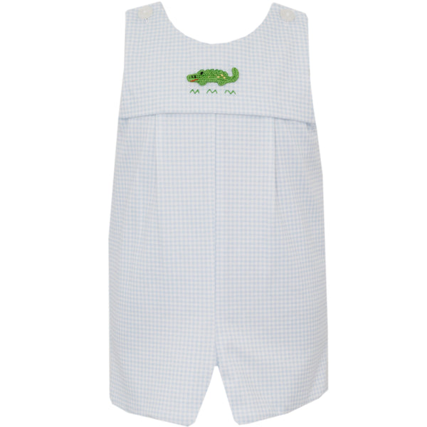 Alligator Knit Jon Jon- Blue Gingham