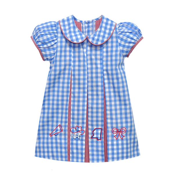 Rebel Blue/Red 4 Logo Dress