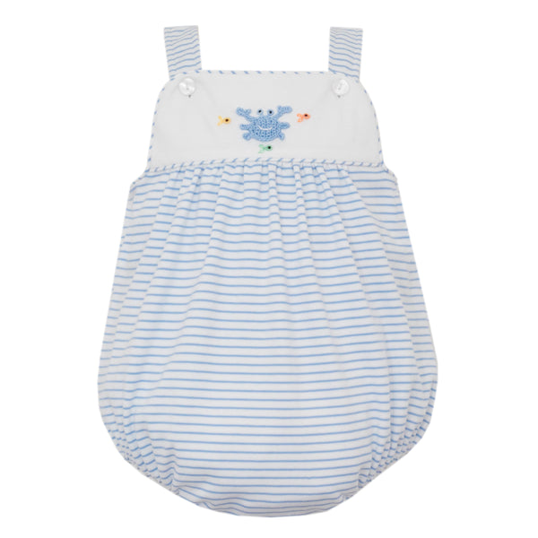 Crabs Knit Strap Bubble- Lt. Blue Stripe