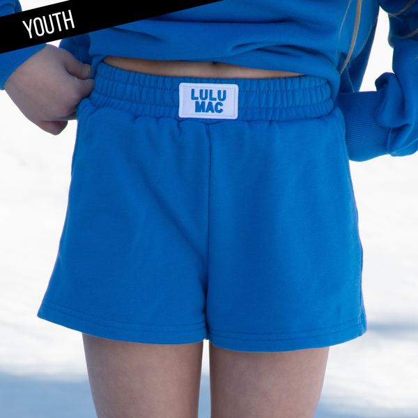 Terry Cloth Short- Bright Blue