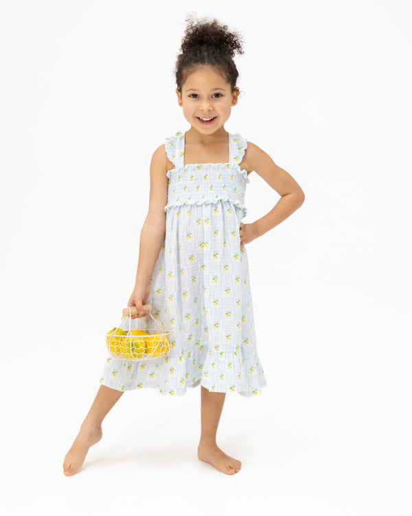 Lovely Lemons Smocked Ruffle Sundress