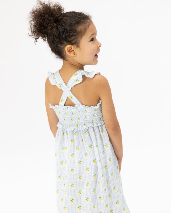 Lovely Lemons Smocked Ruffle Sundress