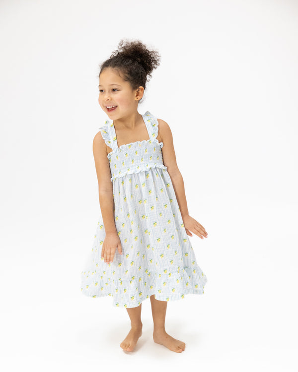 Lovely Lemons Smocked Ruffle Sundress