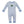 Tractor Knit L/S Romper- Blue Stripe