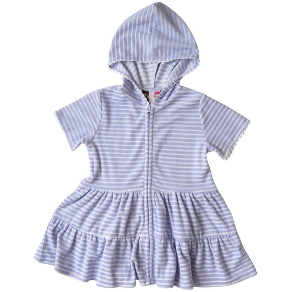 Lavender Stripe Swim Cover Up