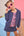 Adams Top- Foxcroft Winter Floral