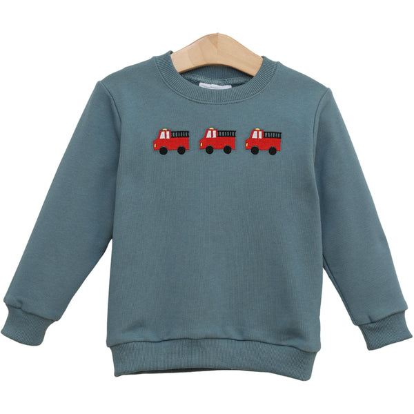 Firetruck Trio French Terry Pullover
